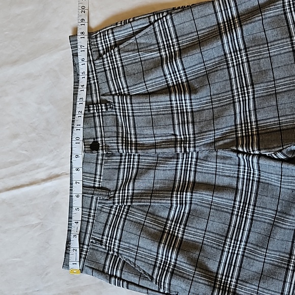 PaCsun slim chino gray plaid trouser pants size 34 - Picture 12 of 17